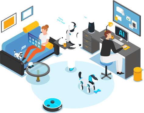 AI agent and AI automation workflow diagram