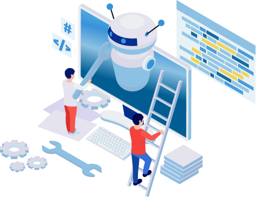 AI agent and AI automation workflow diagram